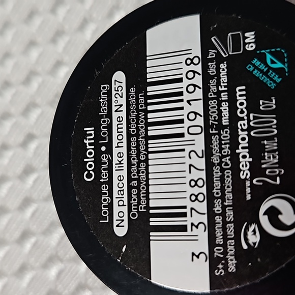 SEPHORA COLORFUL EYESHADOW IN "NO PLACE LIKE HOME - Picture 4 of 7